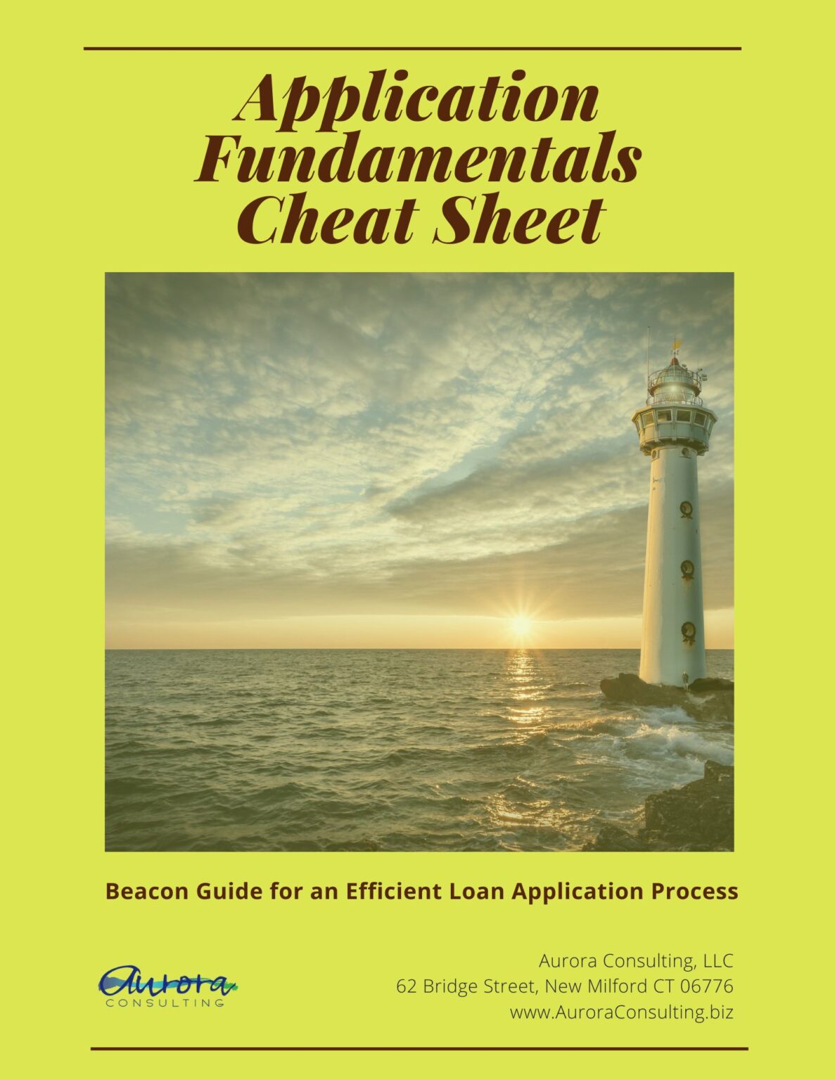 Beacon Guide Application Fundamentals Cheat Sheet Aurora Consulting Commercial Financing